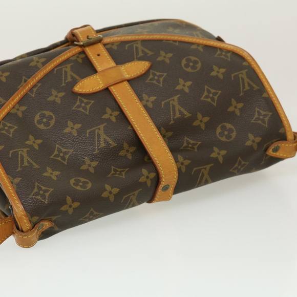 LOUIS VUITTON Monogram Saumur 30 Shoulder Bag M42256 LV Auth 29987 - Picture 6 of 16